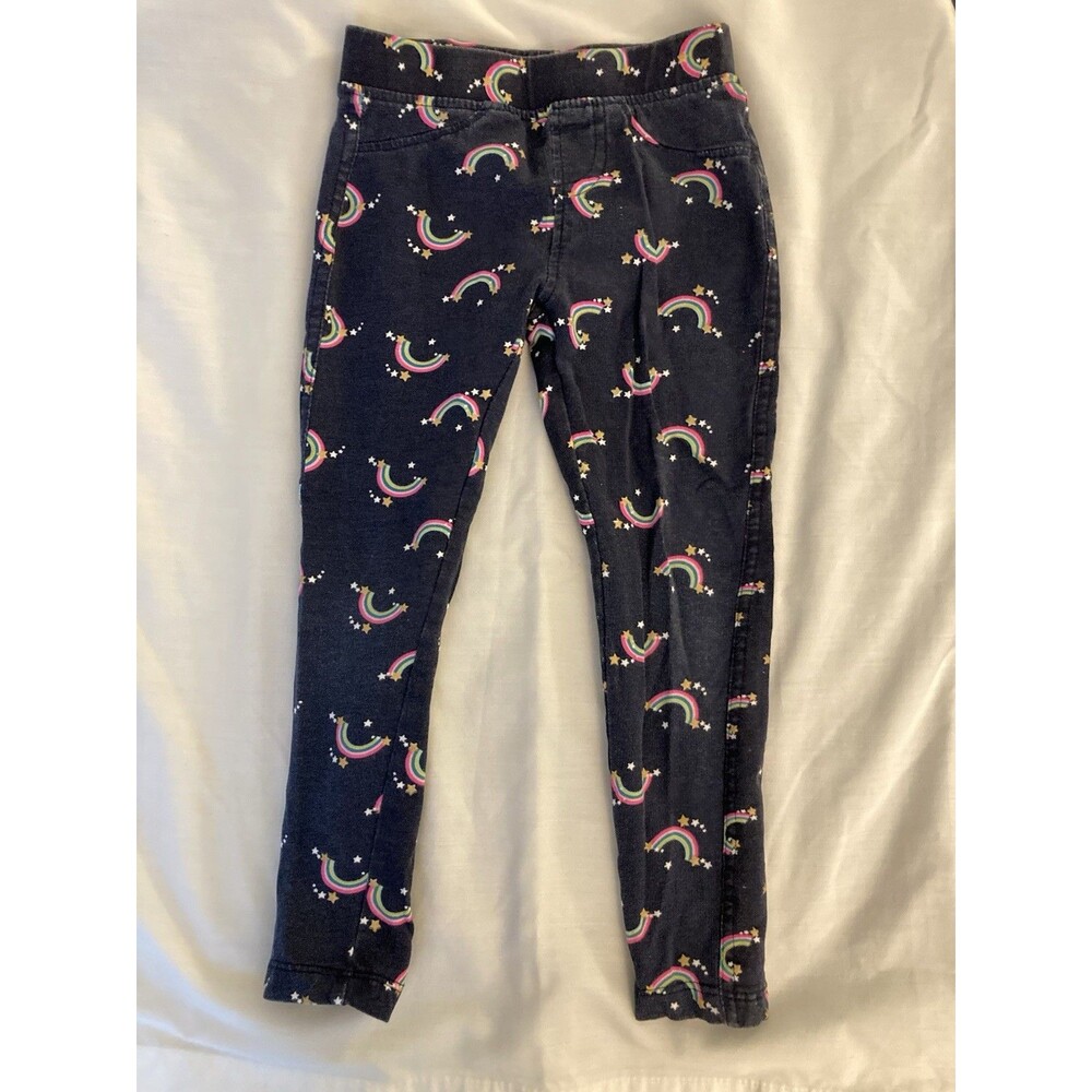 4T Freestyle girl clothes - 1 piece pants with pockets | rainbow theme